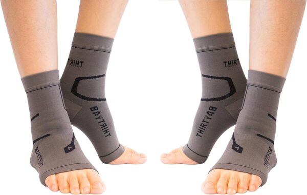 Thirty48 Plantar Fasciitis Compression Socks(1 or 2 Pairs), 20-30 mmHg Foot Compression Sleeves for Ankle\/Heel Support, Increase Blood Circulation, Relieve Arch Pain, Reduce Foot Swelling