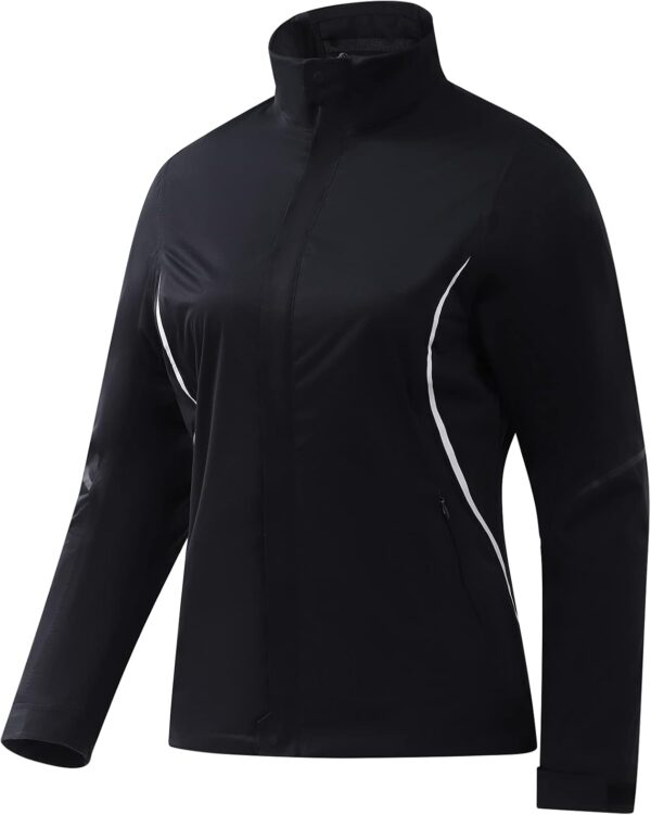TOWN&FIELD Golf Rain Jacket for Women Waterproof, Breathable, Windbreaker Rain Coat for Running Hiking Cycling
