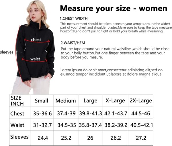 TOWN&FIELD Golf Rain Jacket for Women Waterproof, Breathable, Windbreaker Rain Coat for Running Hiking Cycling