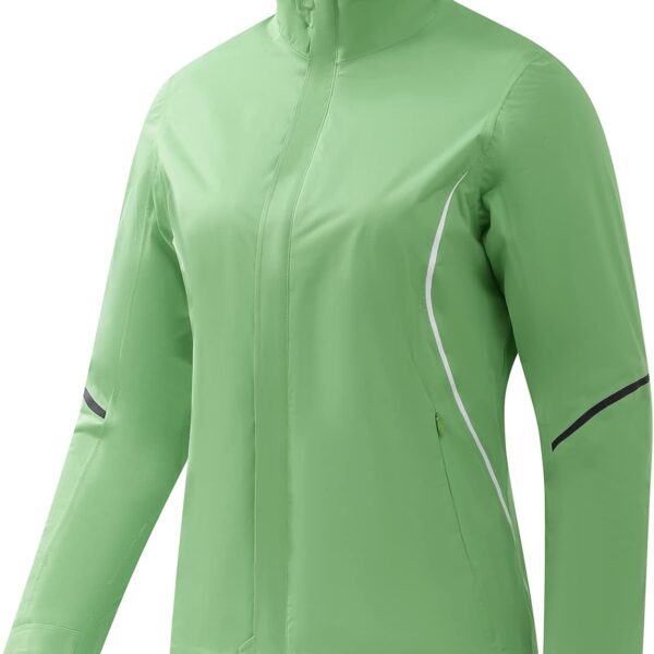 TOWN&FIELD Golf Rain Jacket for Women Waterproof, Breathable, Windbreaker Rain Coat for Running Hiking Cycling