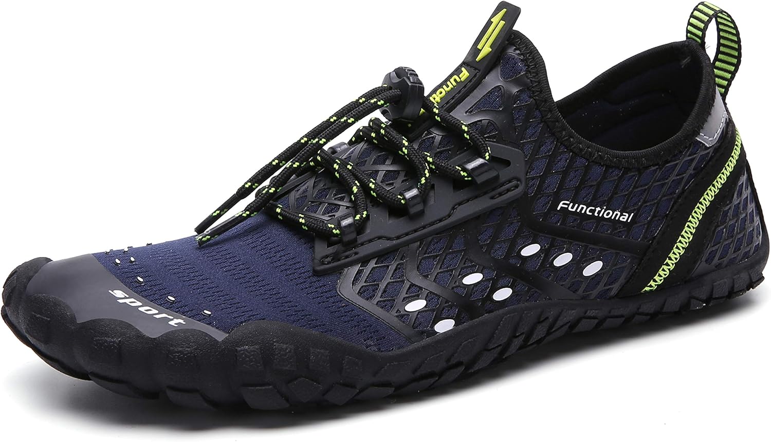 UBFEN Mens Womens Water Shoes Aqua Shoes Swim Shoes Beach Sports Quick Dry Barefoot for Boating Fishing Diving Surfing with Drainage Driving Yoga Upstream