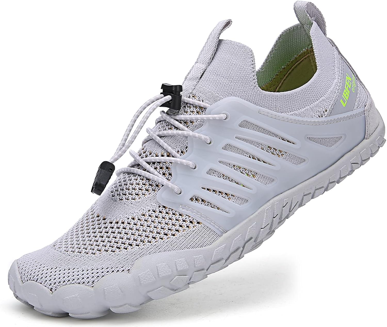 UBFEN Mens Womens Water Shoes Aqua Shoes Swim Shoes Beach Sports Quick Dry Barefoot for Boating Fishing Diving Surfing with Drainage Driving Yoga Upstream