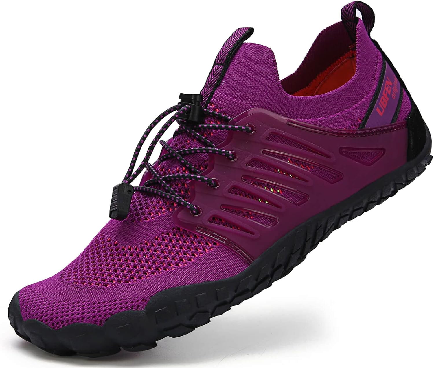 UBFEN Mens Womens Water Shoes Aqua Shoes Swim Shoes Beach Sports Quick Dry Barefoot for Boating Fishing Diving Surfing with Drainage Driving Yoga Upstream