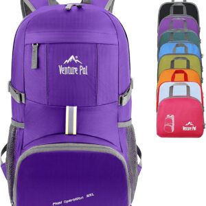 Venture Pal 35L Ultralight Lightweight Packable Foldable Travel Camping Hiking Outdoor Sports Backpack Daypack