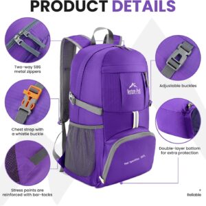 Venture Pal 35L Ultralight Lightweight Packable Foldable Travel Camping Hiking Outdoor Sports Backpack Daypack