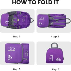 Venture Pal 35L Ultralight Lightweight Packable Foldable Travel Camping Hiking Outdoor Sports Backpack Daypack