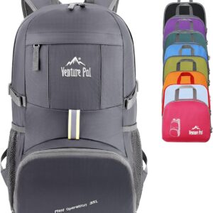 Venture Pal 35L Ultralight Lightweight Packable Foldable Travel Camping Hiking Outdoor Sports Backpack Daypack
