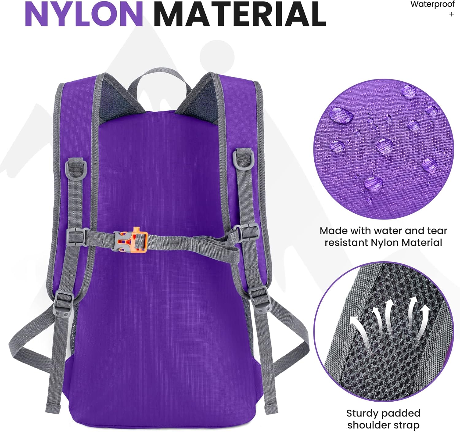 Venture Pal 35L Ultralight Lightweight Packable Foldable Travel Camping Hiking Outdoor Sports Backpack Daypack