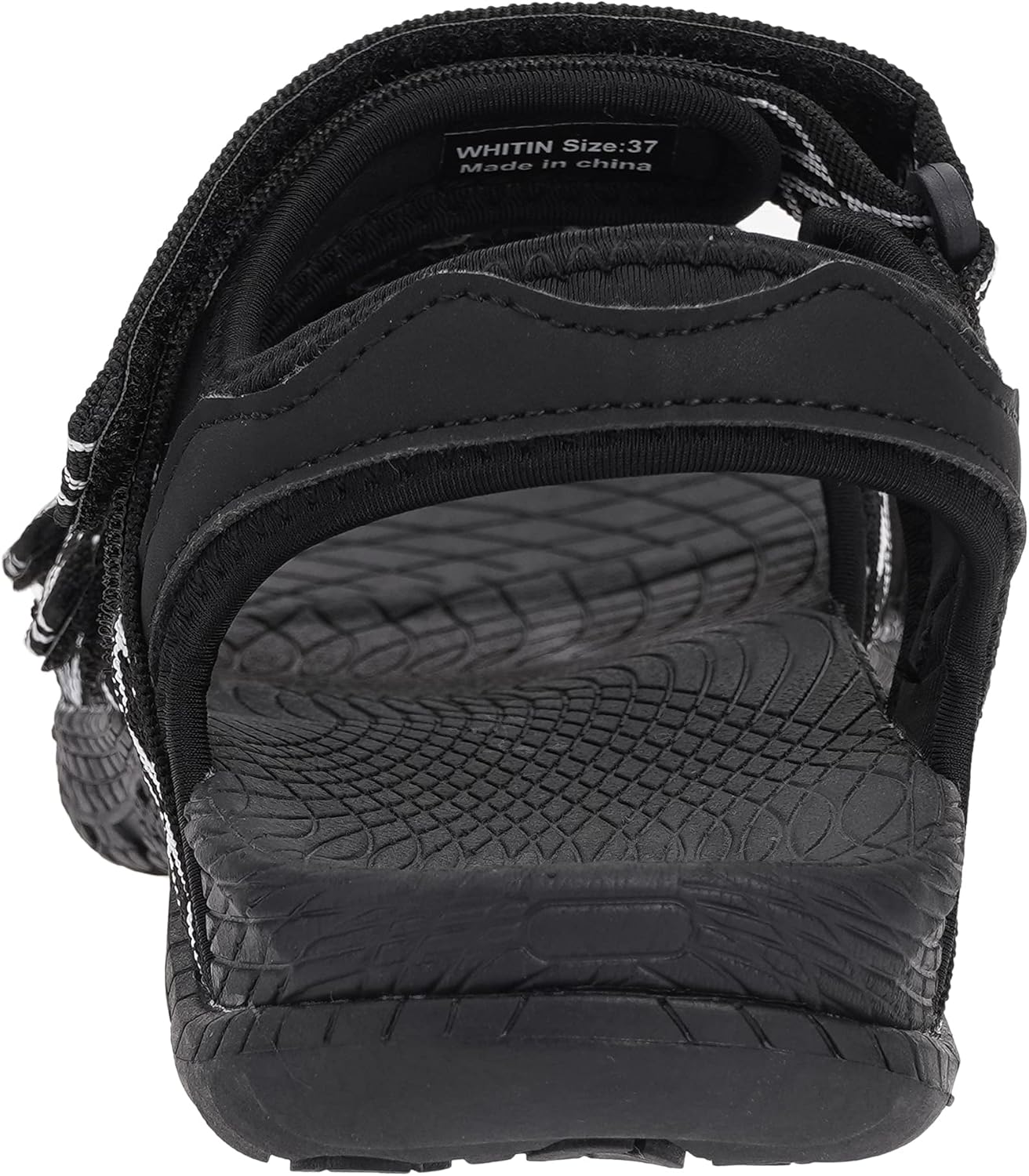 WHITIN Women\u2019s Hiking Sandals with Arch Support | Adjustable Hook and Loop Straps | Durable Sport Sandals for Outdoor Adventure