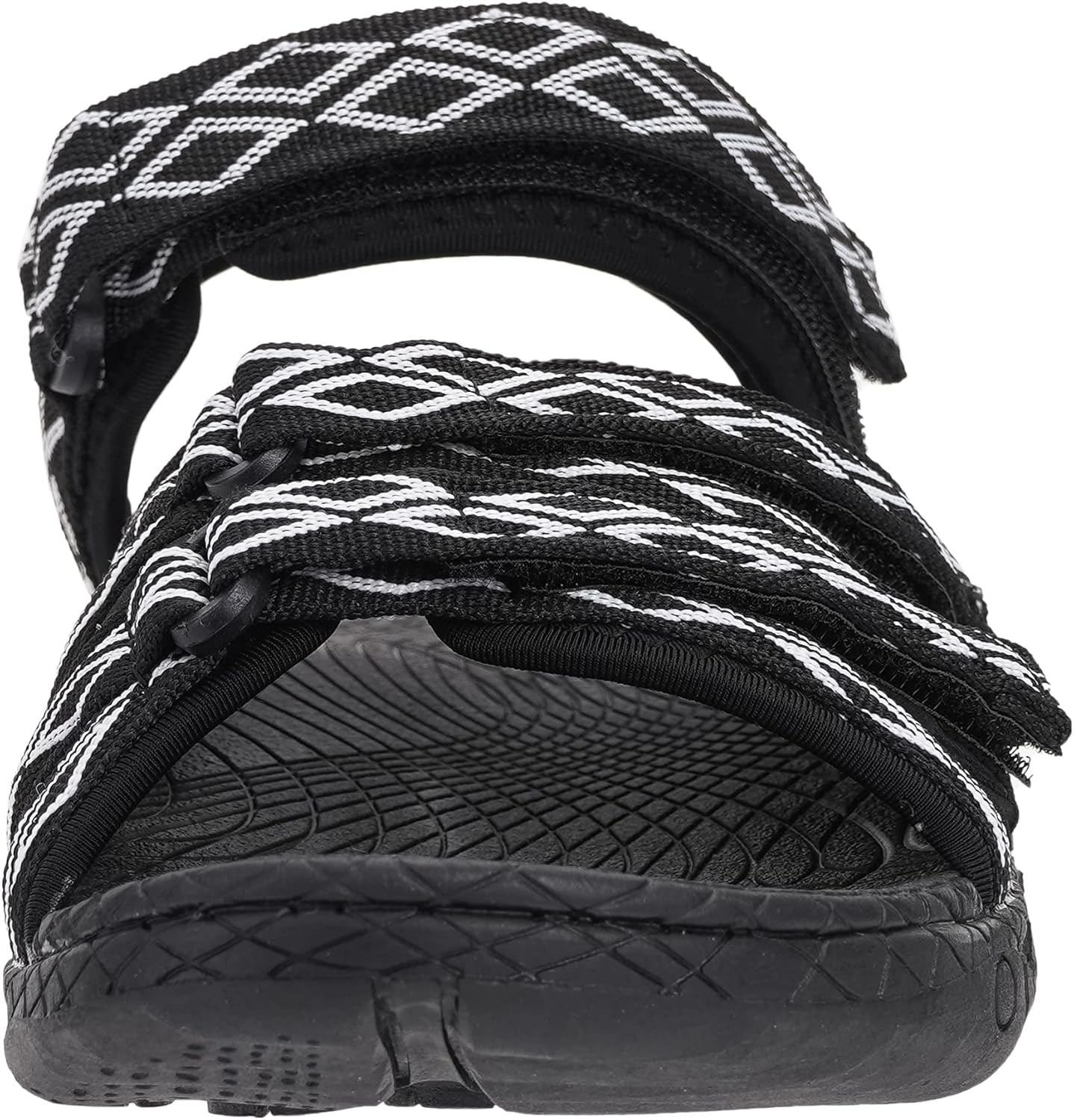 WHITIN Women\u2019s Hiking Sandals with Arch Support | Adjustable Hook and Loop Straps | Durable Sport Sandals for Outdoor Adventure