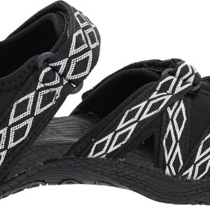 WHITIN Women\u2019s Hiking Sandals with Arch Support | Adjustable Hook and Loop Straps | Durable Sport Sandals for Outdoor Adventure