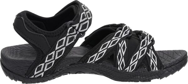 WHITIN Women\u2019s Hiking Sandals with Arch Support | Adjustable Hook and Loop Straps | Durable Sport Sandals for Outdoor Adventure