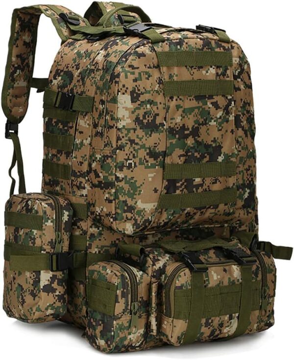 WintMing 70L Camping Hiking Backpack Molle Rucksack Waterproof Traveling Daypack