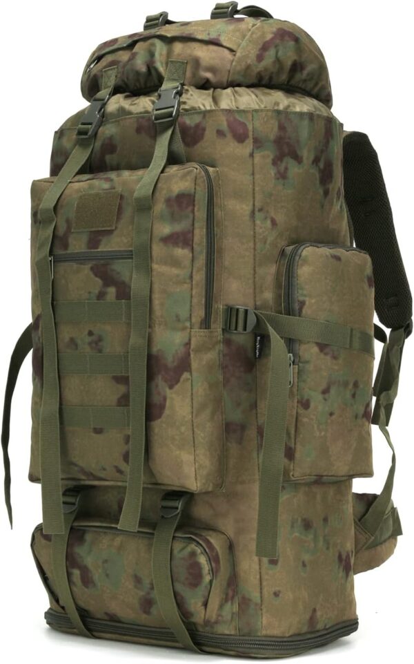 WintMing 70L Camping Hiking Backpack Molle Rucksack Waterproof Traveling Daypack