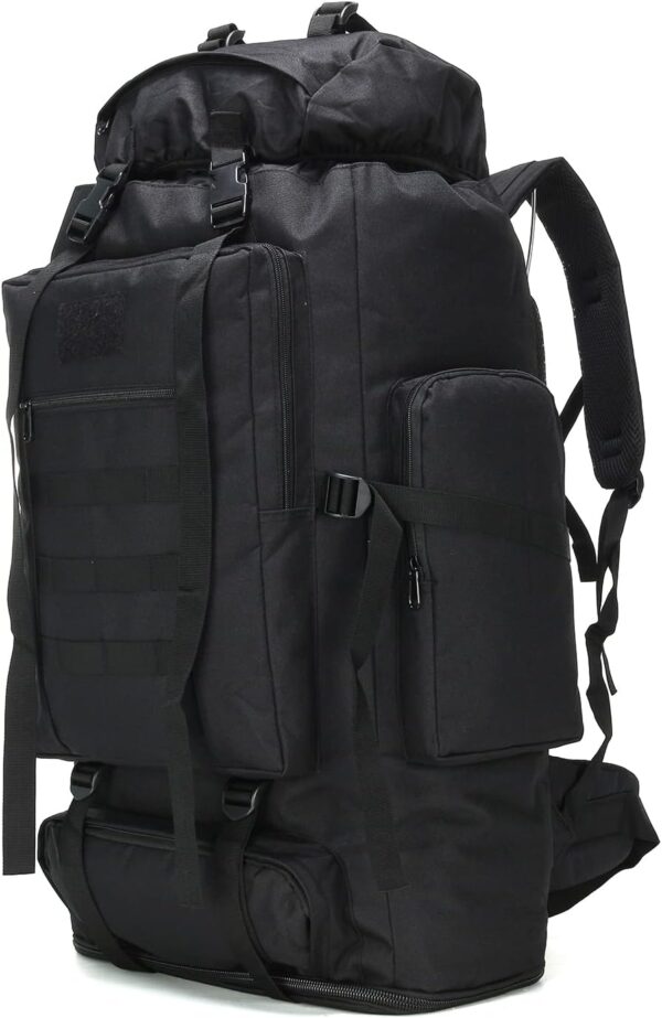WintMing 70L Camping Hiking Backpack Molle Rucksack Waterproof Traveling Daypack