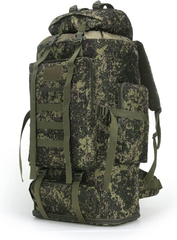 WintMing 70L Camping Hiking Backpack Molle Rucksack Waterproof Traveling Daypack