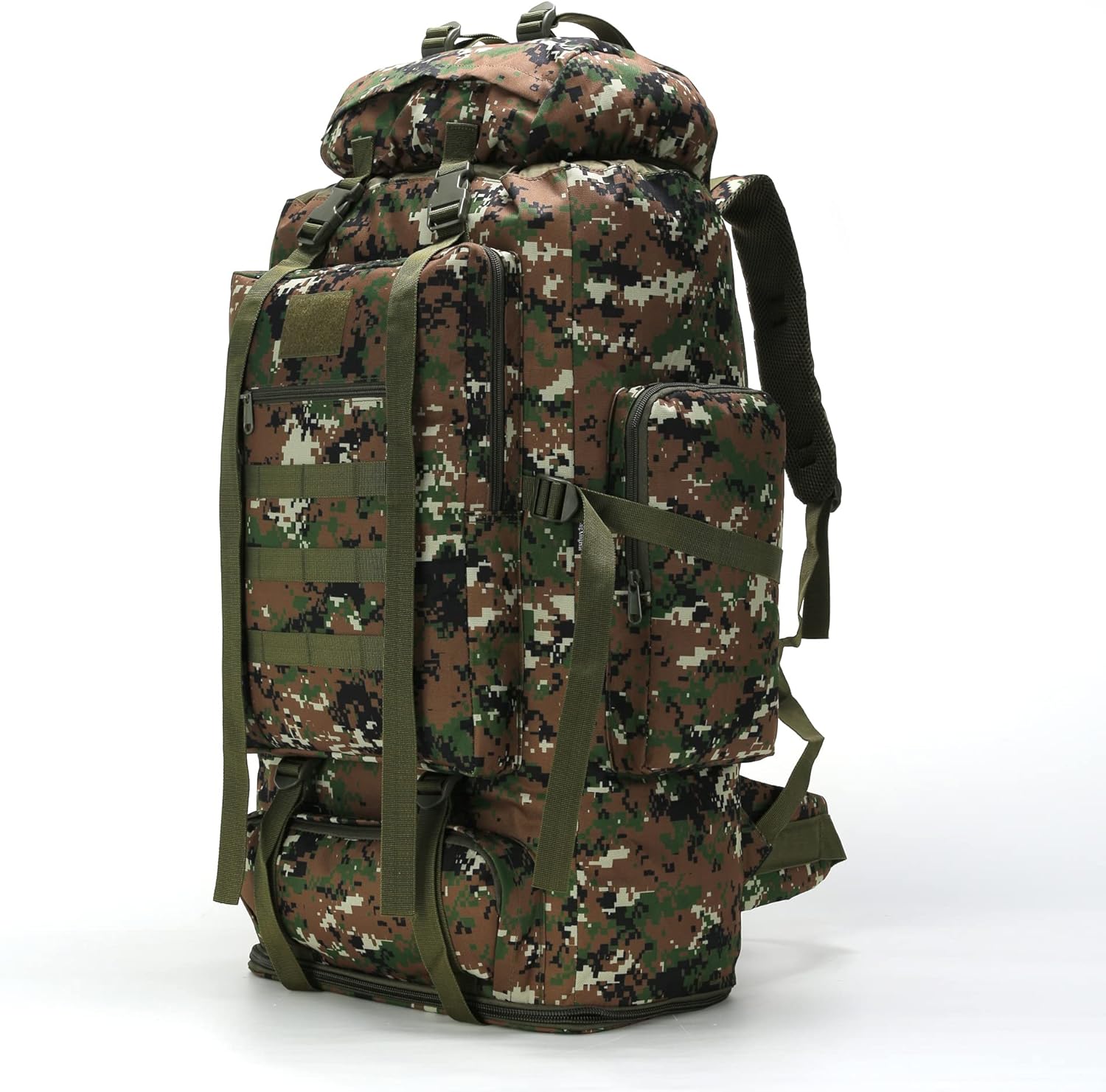 WintMing 70L Camping Hiking Backpack Molle Rucksack Waterproof Traveling Daypack