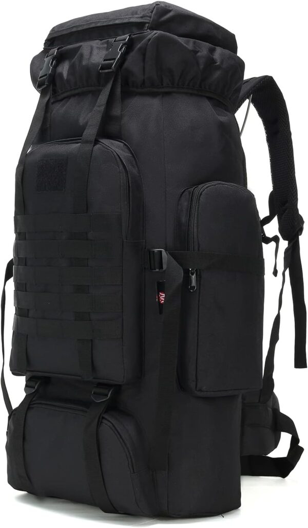 WintMing 70L Camping Hiking Backpack Molle Rucksack Waterproof Traveling Daypack
