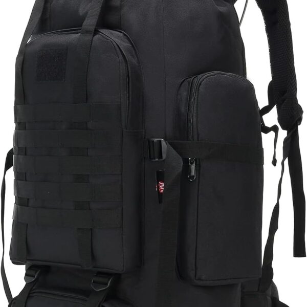 WintMing 70L Camping Hiking Backpack Molle Rucksack Waterproof Traveling Daypack