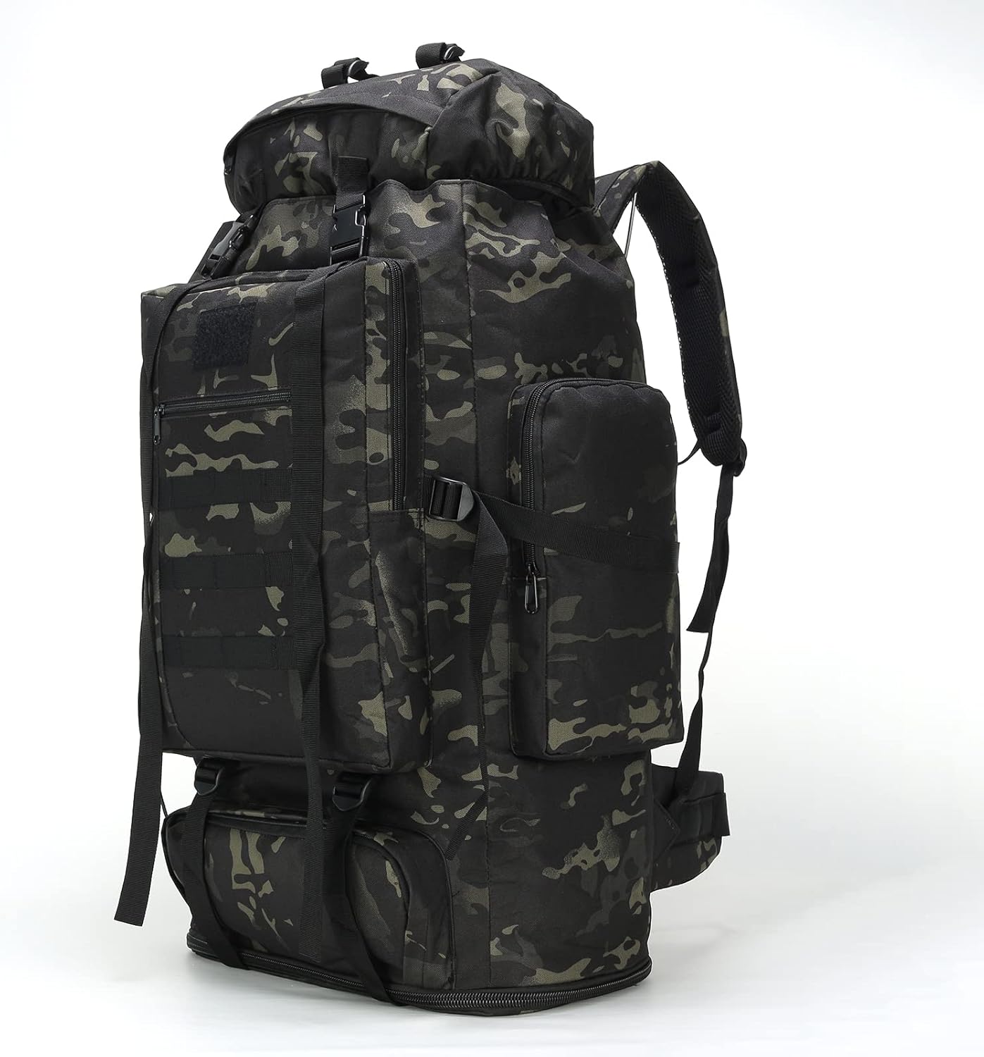 WintMing 70L Camping Hiking Backpack Molle Rucksack Waterproof Traveling Daypack