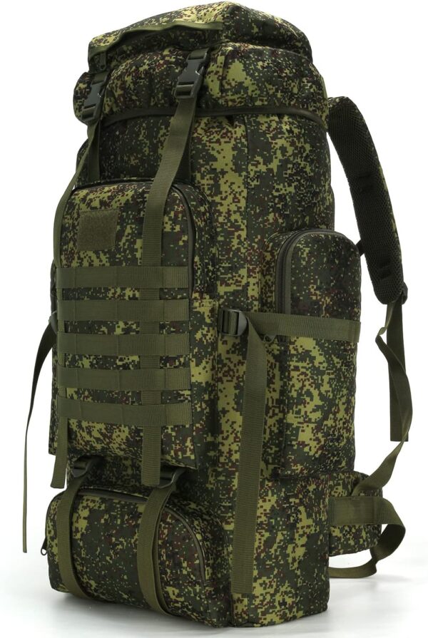 WintMing 70L Camping Hiking Backpack Molle Rucksack Waterproof Traveling Daypack