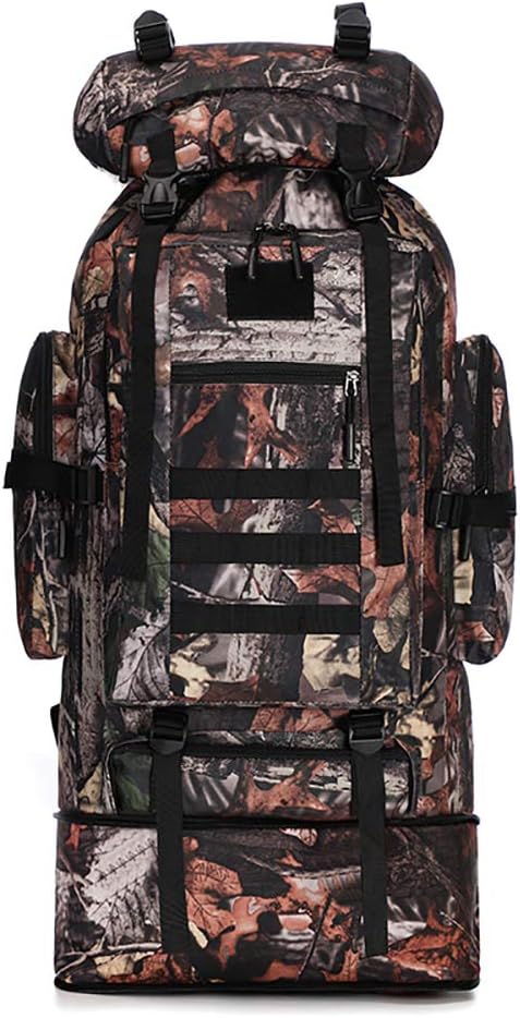 WintMing 70L Camping Hiking Backpack Molle Rucksack Waterproof Traveling Daypack
